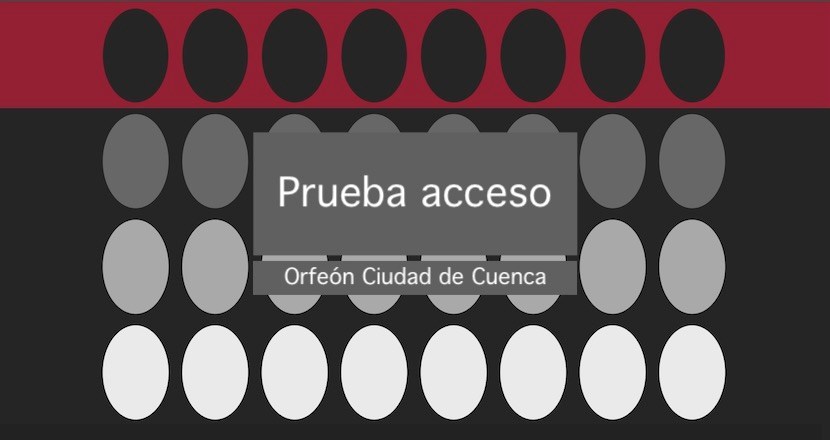 PRUEBAS DE ACCESO AL ORFEÓN CIUDAD DE CUENCA